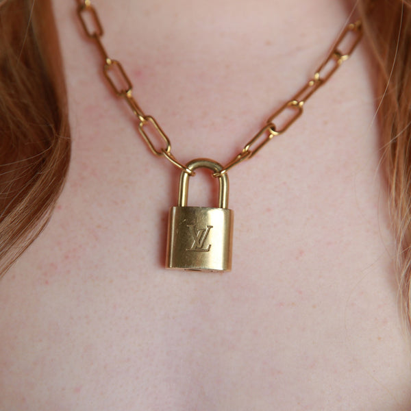 Initial Padlock Necklace – The Songbird Collection